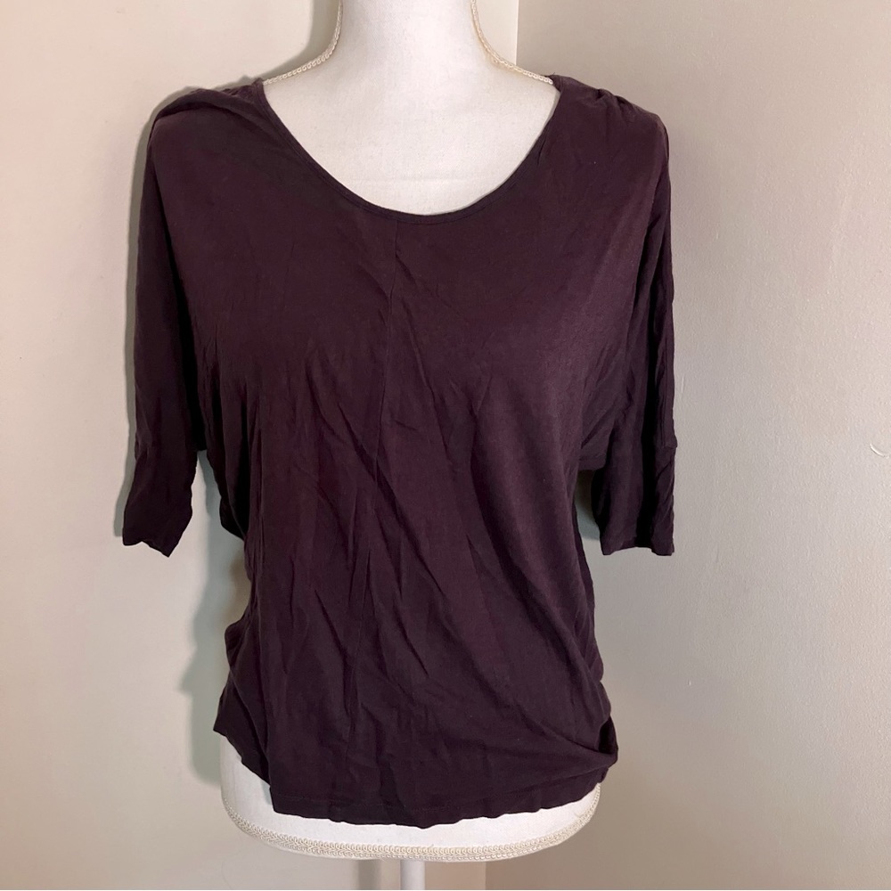 5/$20! Express 3/4 sleeve purple top S